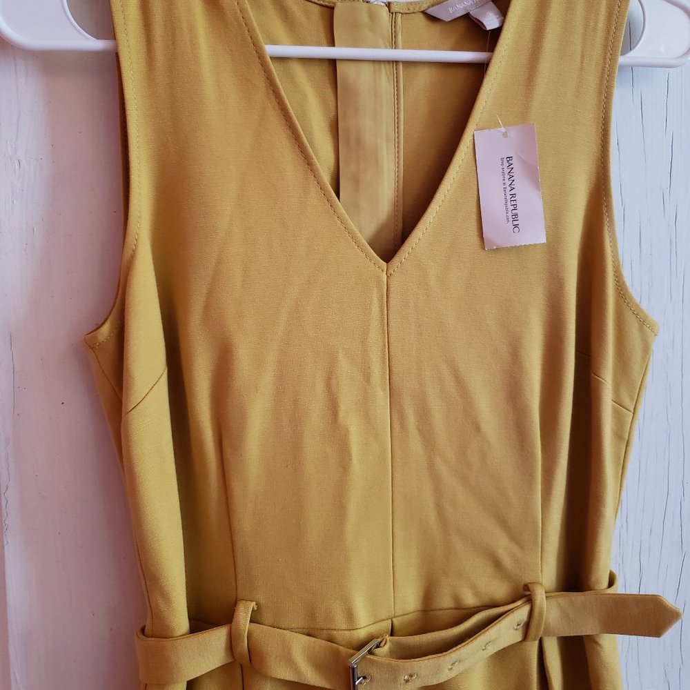 Banana Republic NWT Mustard Dress Sz 4